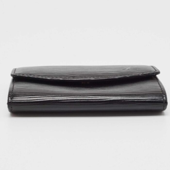 louis vuitton black epi leather business card holder 9324