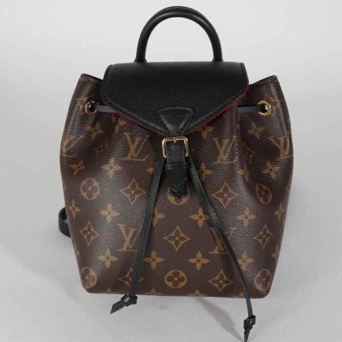 louis vuitton black monogram canvas montsouris bb 1009