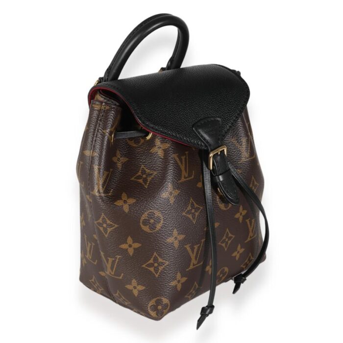 louis vuitton black monogram canvas montsouris bb 8195