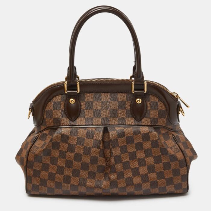 louis vuitton damier ebene canvas trevi pm bag 6575