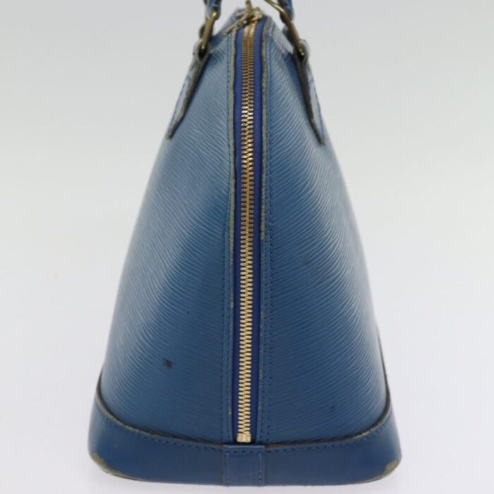 louis vuitton epi alma hand bag toledo blue m52145 lv auth 76959 3158