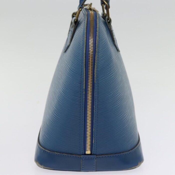 louis vuitton epi alma hand bag toledo blue m52145 lv auth 76959 9539