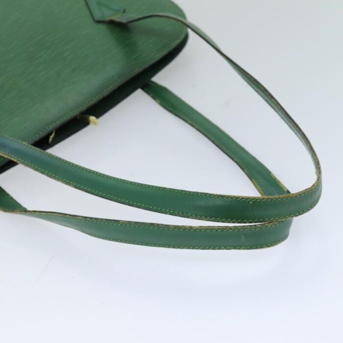 louis vuitton epi lussac shoulder bag green m52284 lv auth 76073 0815