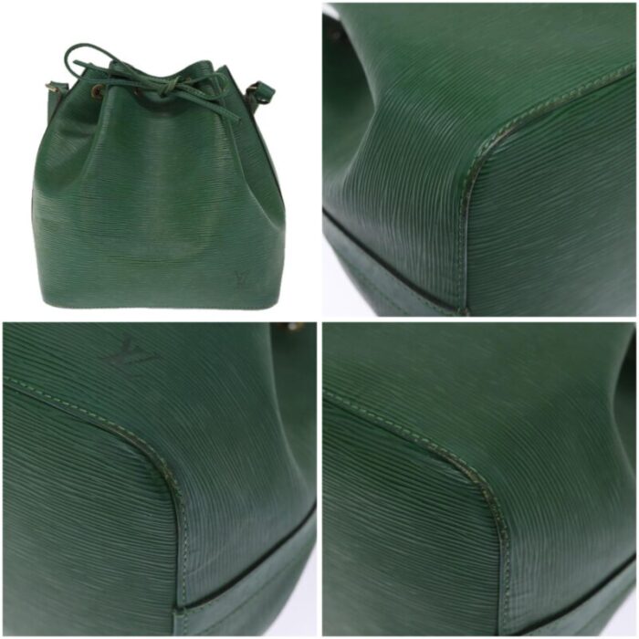 louis vuitton epi petit noe shoulder bag green m44104 lv auth 75947 2210