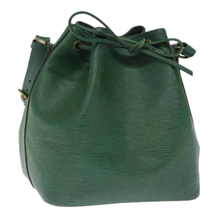 louis vuitton epi petit noe shoulder bag green m44104 lv auth 75947 3472