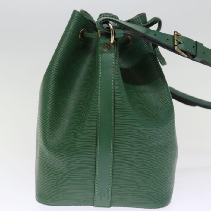 louis vuitton epi petit noe shoulder bag green m44104 lv auth 75947 5607