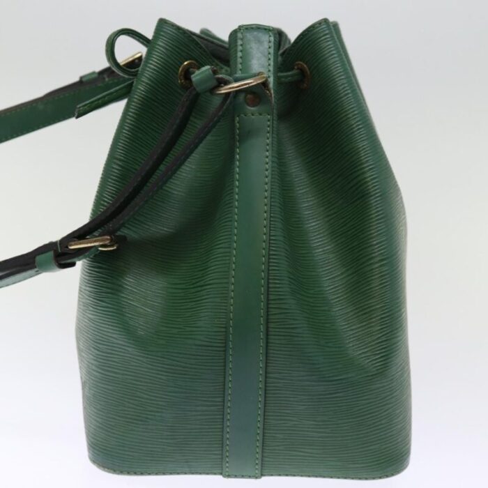 louis vuitton epi petit noe shoulder bag green m44104 lv auth 75947 7242