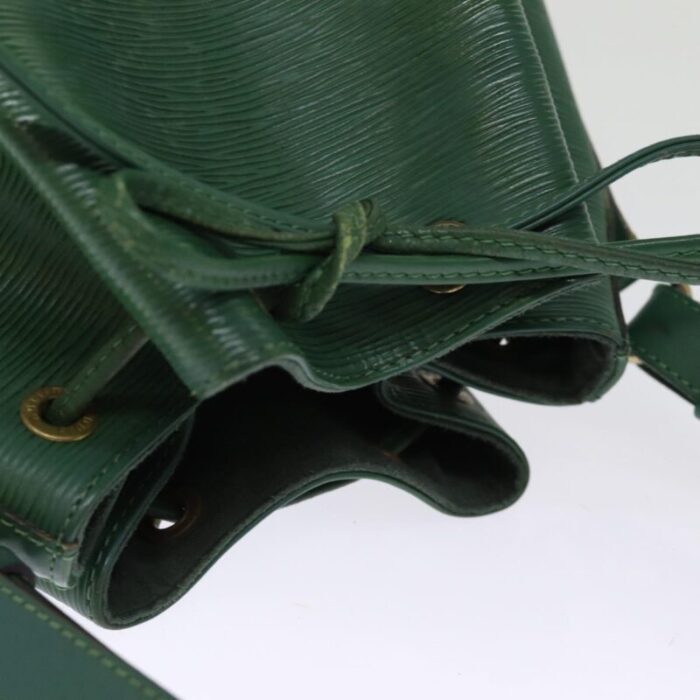 louis vuitton epi petit noe shoulder bag green m44104 lv auth 75947 9960