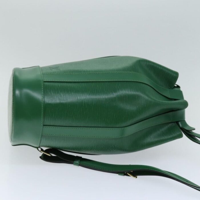 louis vuitton epi randonnee pm shoulder bag green m52354 lv auth 75275 1081