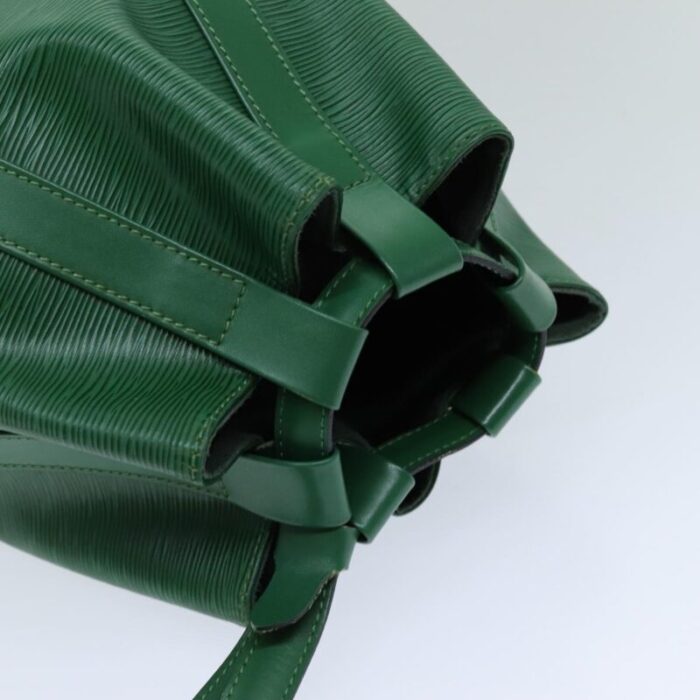 louis vuitton epi randonnee pm shoulder bag green m52354 lv auth 75275 5954