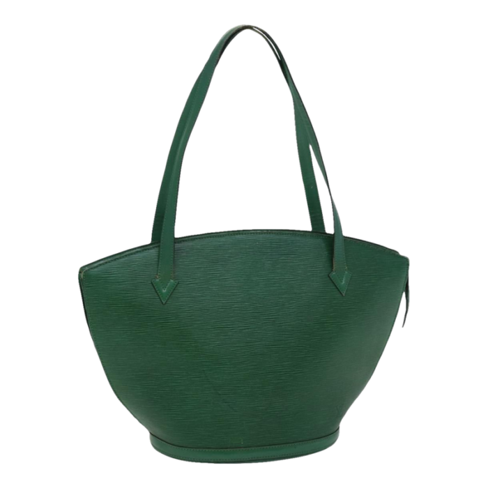 louis vuitton epi saint jacques shopping shoulder bag green m52264 lv auth 76074 3034