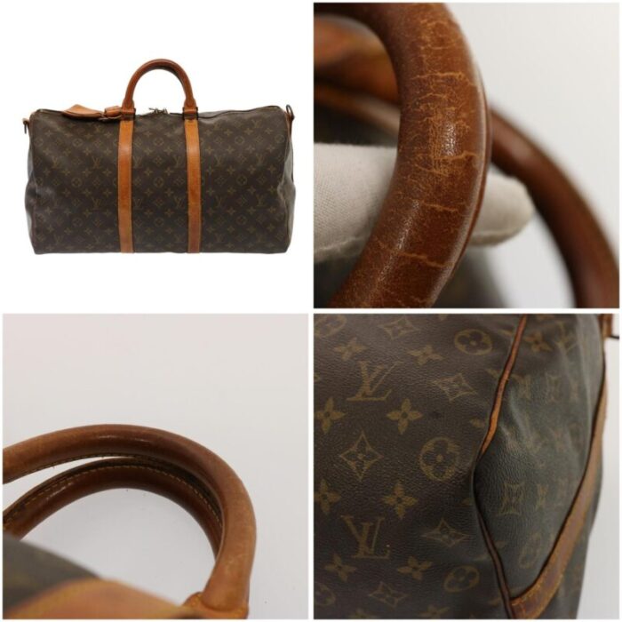 louis vuitton monogram keepall bandouliere 50 boston bag m41416 lv auth 75790 0269