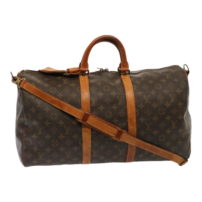 louis vuitton monogram keepall bandouliere 50 boston bag m41416 lv auth 75790 8644