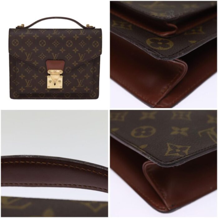 louis vuitton monogram monceau 28 hand bag 2way m51185 lv auth 75725 2356