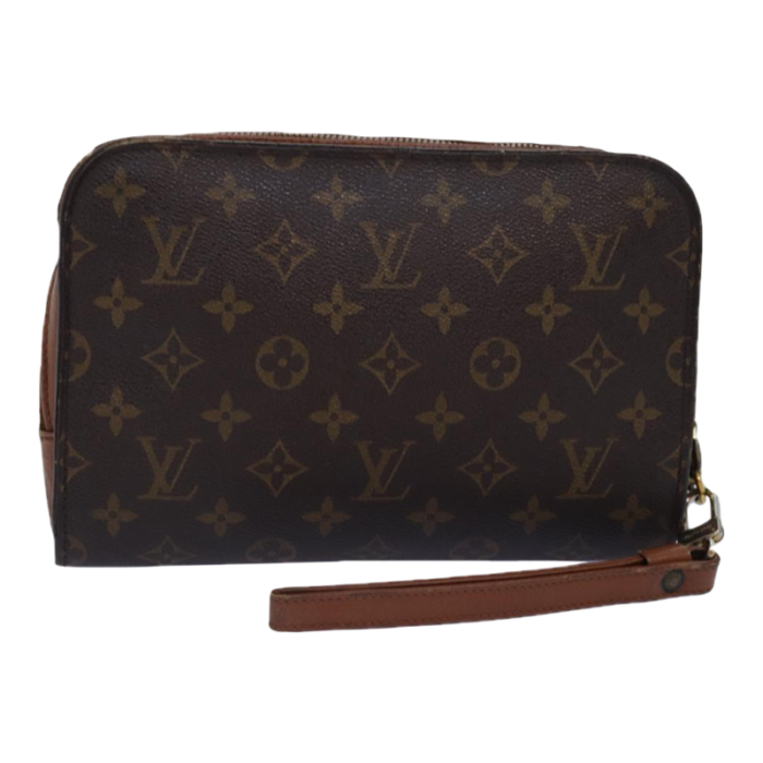 louis vuitton monogram orsay clutch bag m51790 lv auth 76870 1536