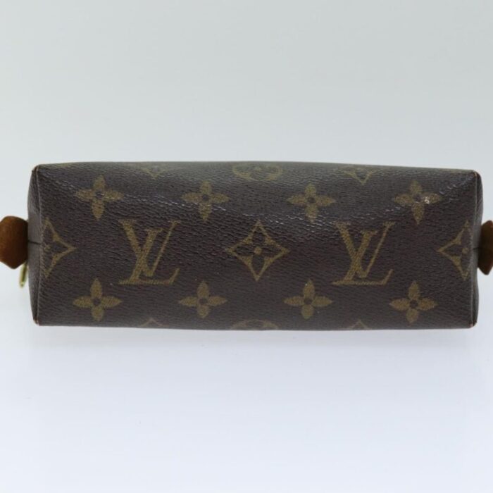 louis vuitton monogram pochette cosmetic pm cosmetic pouch m47515 auth ar11888 3867