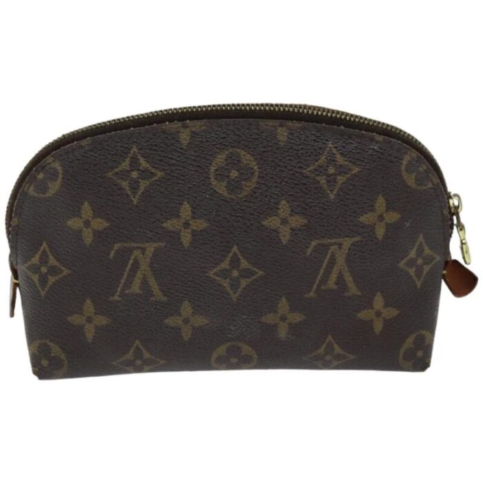 louis vuitton monogram pochette cosmetic pm cosmetic pouch m47515 auth ar11888 7139