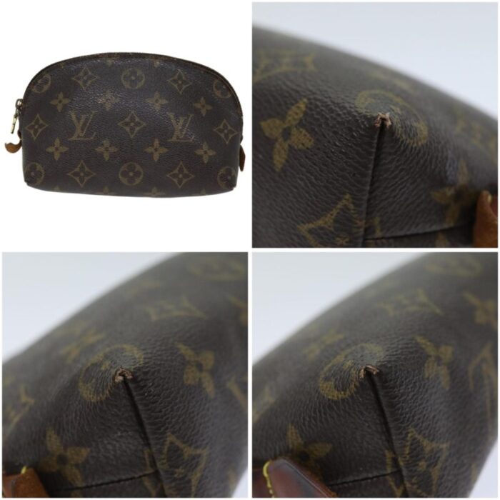 louis vuitton monogram pochette cosmetic pm cosmetic pouch m47515 auth ar11888 8278