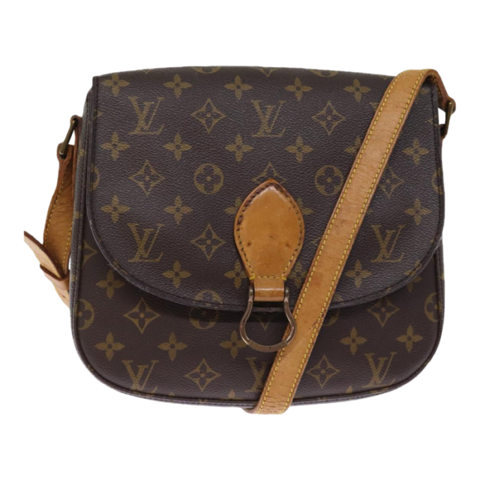 louis vuitton monogram saint cloud gm shoulder bag m51242 lv auth 75720 5635