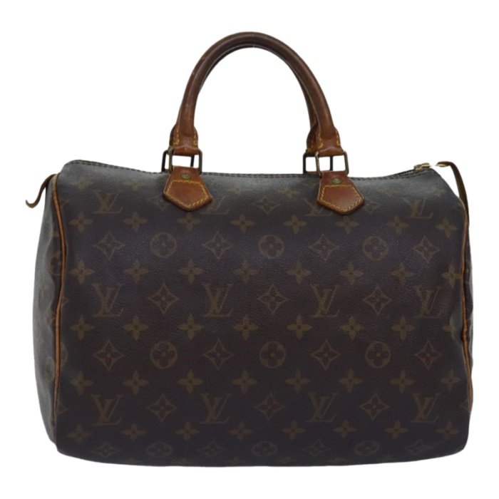 louis vuitton monogram speedy 30 hand bag m41526 lv auth 76057 0954