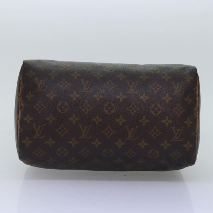 louis vuitton monogram speedy 30 hand bag m41526 lv auth 76057 5695