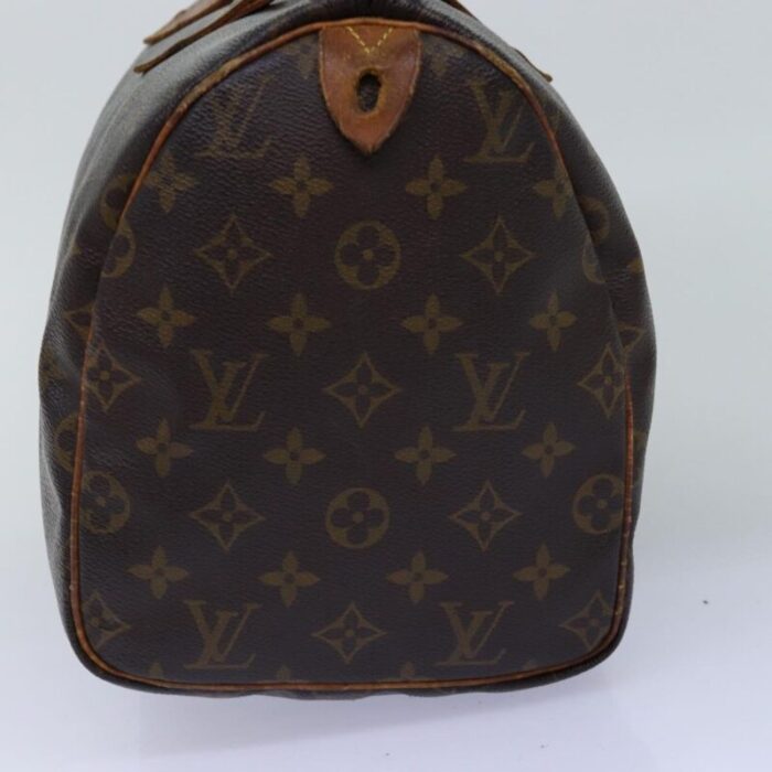 louis vuitton monogram speedy 30 hand bag m41526 lv auth 76057 9702