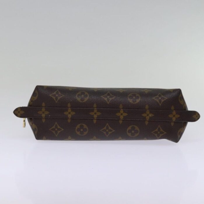 louis vuitton monogram trousse demi ronde cosmetic pouch m47520 lv auth 76931 0068