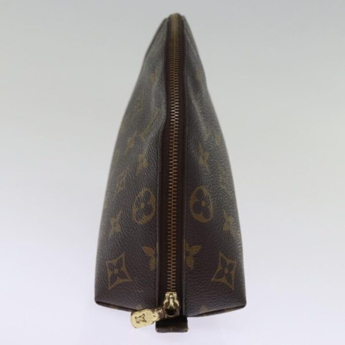 louis vuitton monogram trousse demi ronde cosmetic pouch m47520 lv auth 76931 1206