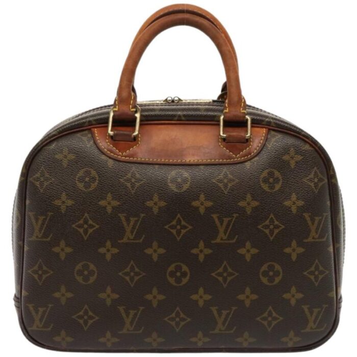 louis vuitton monogram trouville hand bag m42228 lv auth hk1348 4330