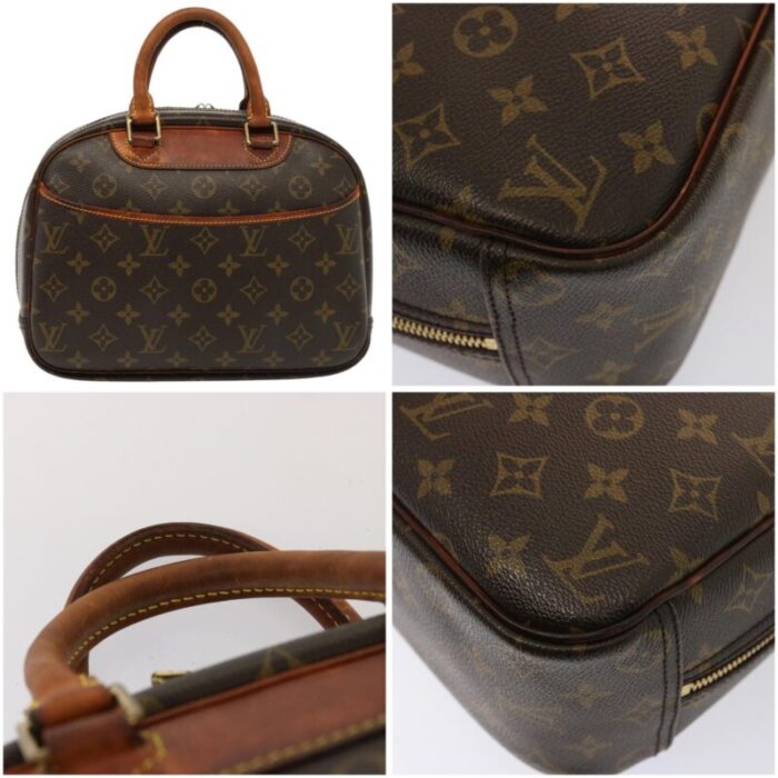 louis vuitton monogram trouville hand bag m42228 lv auth hk1348 4983