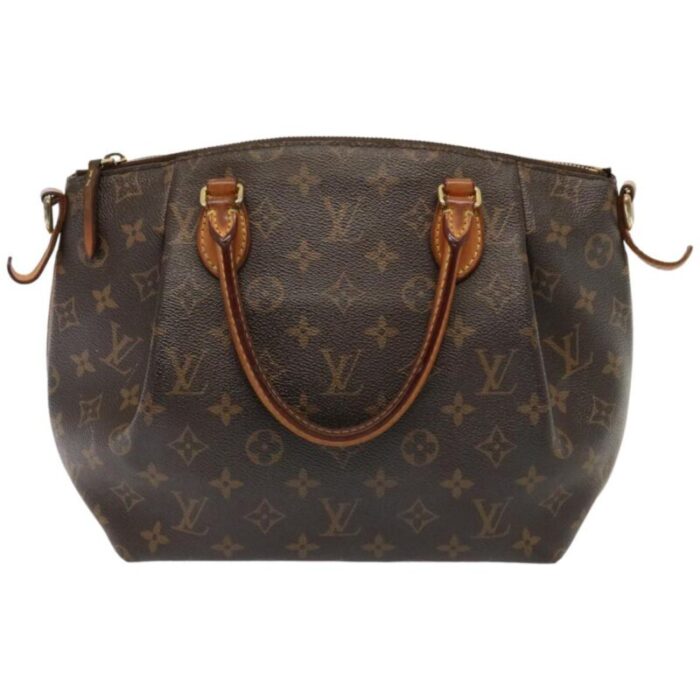 louis vuitton monogram turen pm hand bag 2way m48813 lv auth 75208 4772