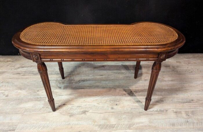 louis xvi two seater piano bench 1920s 7488