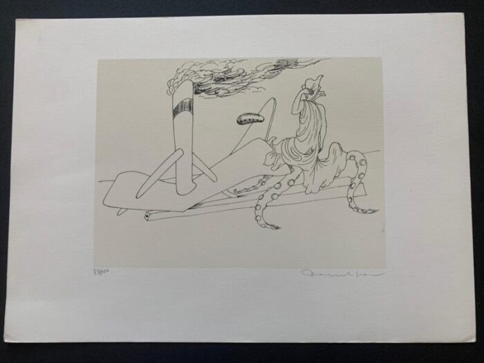 marcel jean surrealist compositions lithographs 1960 set of 15 8878