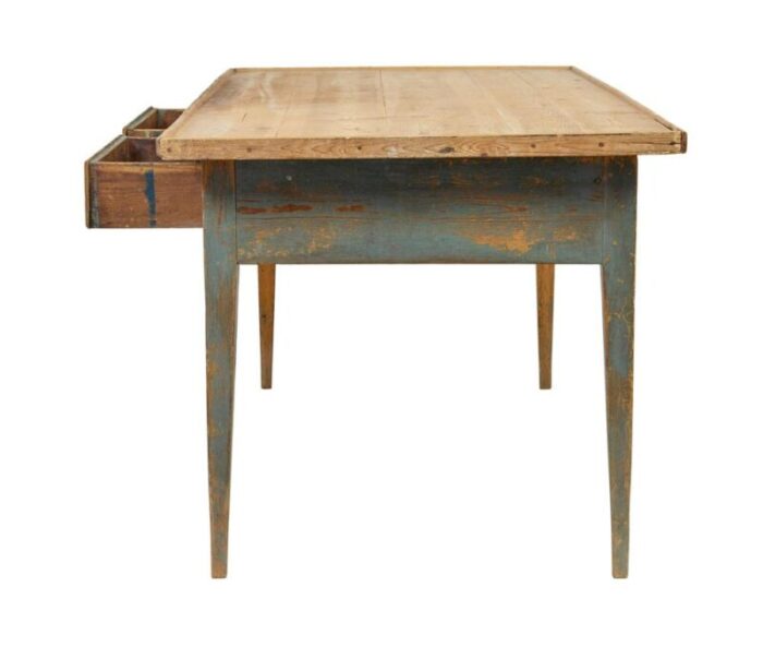 mid 19th century swedish pine bakers table 2621