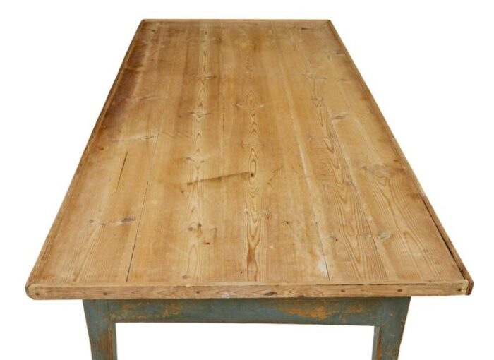 mid 19th century swedish pine bakers table 8318