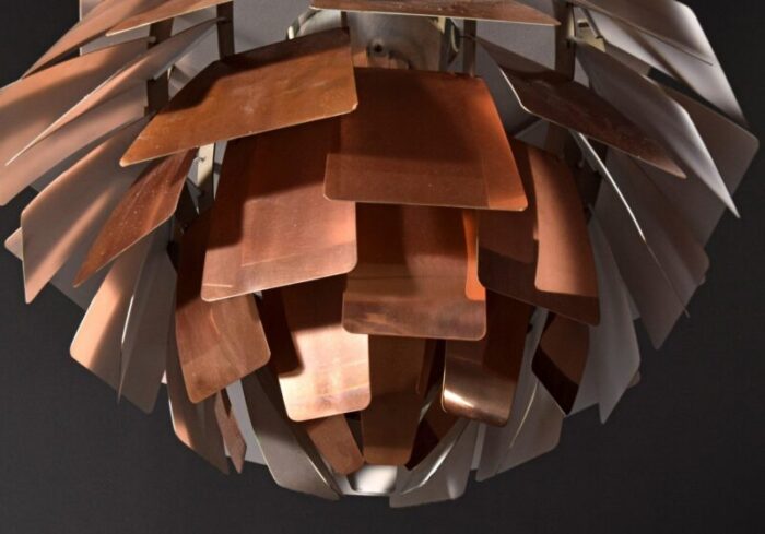 mid 20th century poul henningsen artichoke chandelier 3100