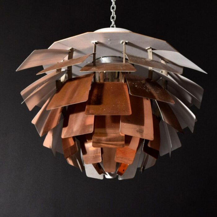 mid 20th century poul henningsen artichoke chandelier 3902