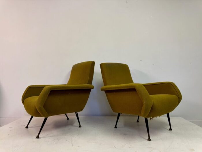 mid century armchairs 1960s set of 2 7959