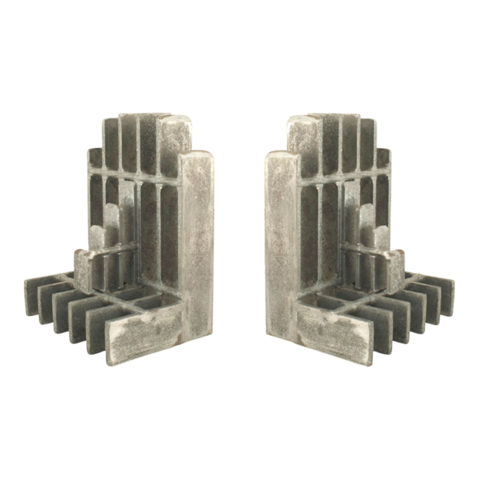 mid century brutalist bookends a pair 6748