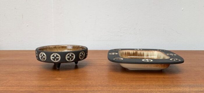 mid century danish studio pottery bowls from frank keramik 1960s set of 2 16