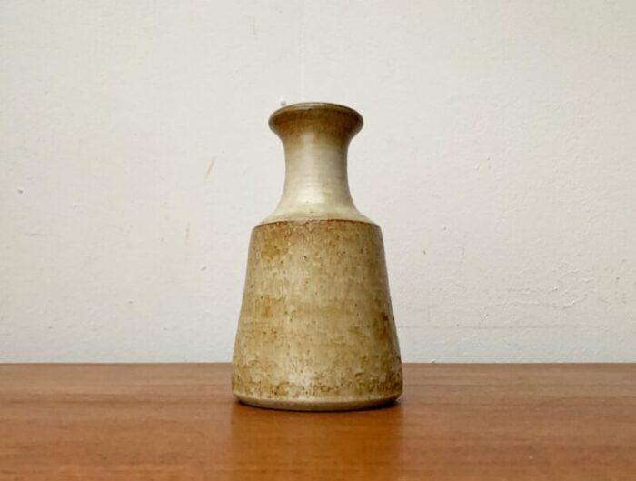 mid century danish studio pottery minimalist vase from soholm 1960s 1