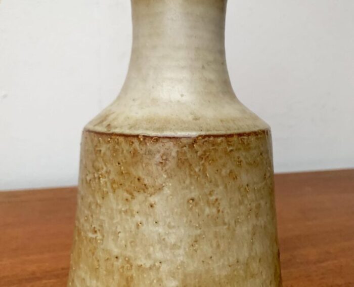 mid century danish studio pottery minimalist vase from soholm 1960s 10