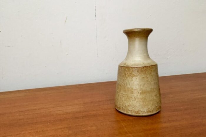 mid century danish studio pottery minimalist vase from soholm 1960s 13