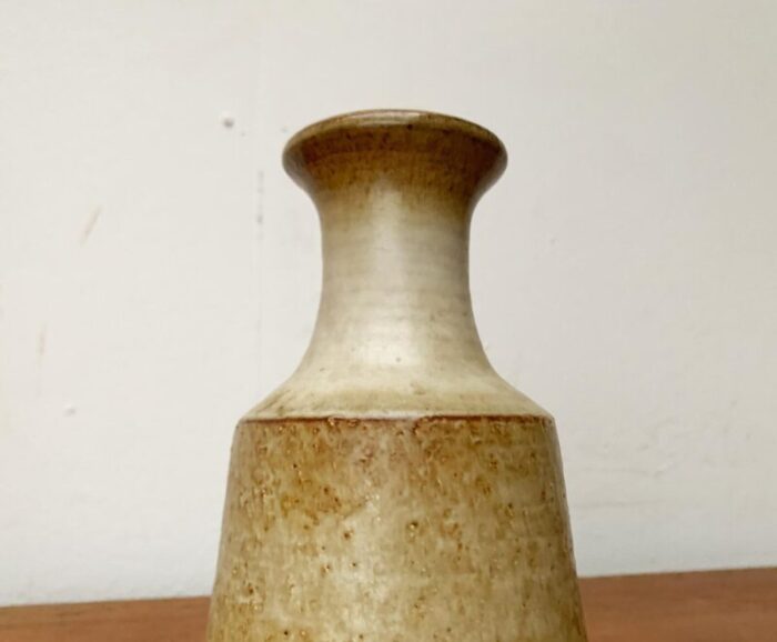 mid century danish studio pottery minimalist vase from soholm 1960s 15