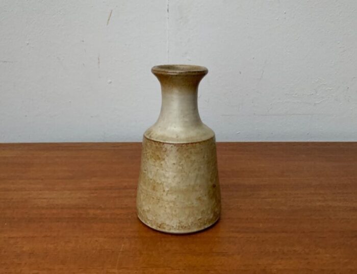 mid century danish studio pottery minimalist vase from soholm 1960s 16