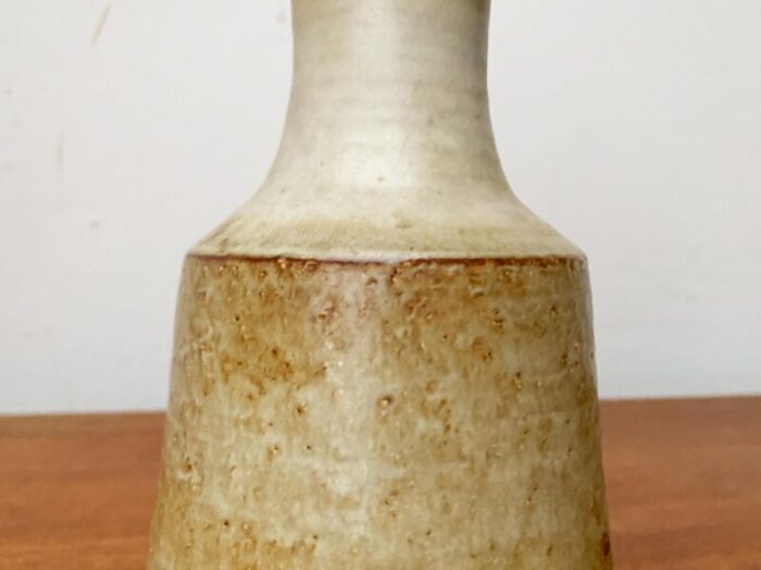 mid century danish studio pottery minimalist vase from soholm 1960s 4