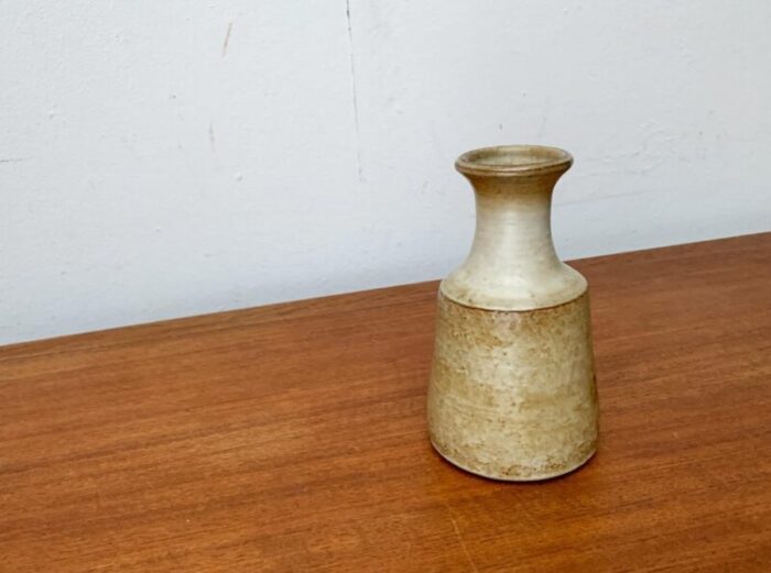 mid century danish studio pottery minimalist vase from soholm 1960s 7