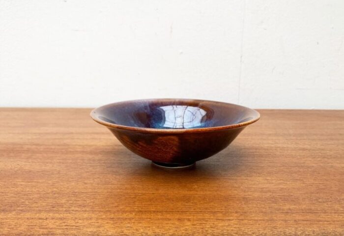 mid century german studio pottery bowl from till sudeck 1960s 1