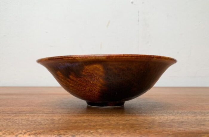 mid century german studio pottery bowl from till sudeck 1960s 4