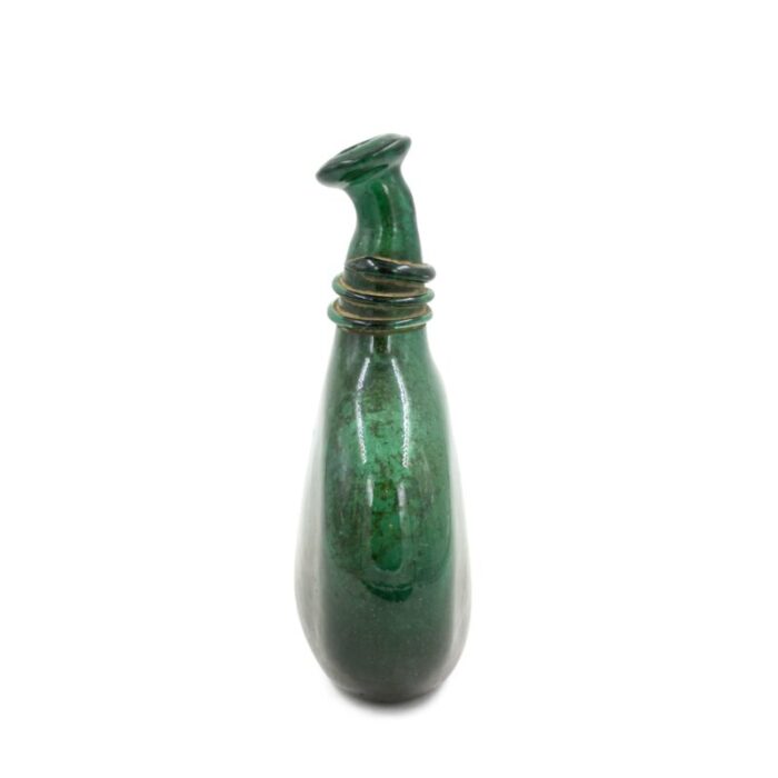 mid century italian murano blown glass flask 0306